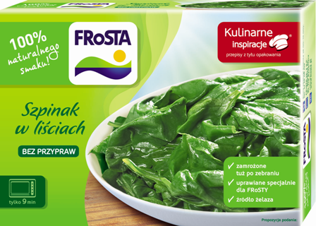Szpinak w liściach