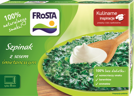 Szpinak w sosie śmietanowym