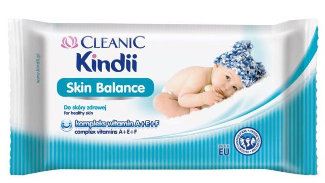 Cleanic Kindii Skin Balance_chusteczki nawilżane