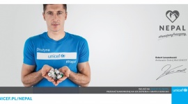 UNICEF Polska powołuje Drużynę UNICEF, aby nieść pomoc dzieciom w Nepalu. - UNICEF Polska rozpoczyna dziś kampanię pomocy dzieciom w Nepalu pod hasłem #PamiętamyPomagamy. Na jej czele Robert Lewandowski! Do Drużyny dołączyli również: Krzysztof Wielicki, Leszek Cichy, Ryszard Pawłowski, Robert Korzeniowski oraz Mariusz Wlazły.