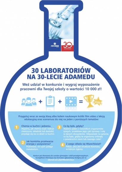 Doświadczyć znaczy umieć, czyli szansa na szkolne laboratoria - Już tylko kilka tygodni zostało uczniom szkół ponadpodstawowych, aby wygrać dla swojej szkoły nowoczesne wyposażenie pracowni fizycznej, chemicznej lub biologicznej.