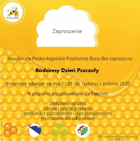 Zapraszamy do bzyczącego świata! Dzień Pszczoły w polsko-angielskim przedszkolu