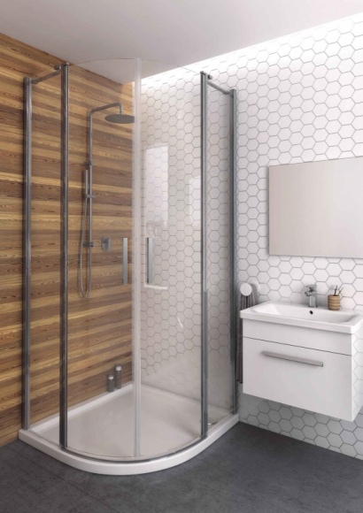 Materiały na miarę małej łazienki