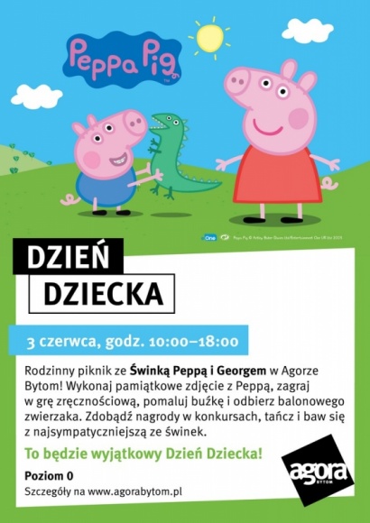 Dzień Dziecka pełen atrakcji – świnka Peppa odwiedzi Bytom