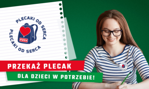 Startuje kampania społeczna dla szkół EASY Plecaki od serca