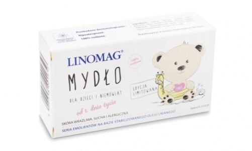 Nowość w serii emolientów Linomag® – mydło od 1. dnia życia