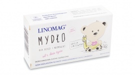 Nowość w serii emolientów Linomag® – mydło od 1. dnia życia - Nowe mydło LINOMAG® to roślinna kompozycja z dodatkiem masła shea, oleju lnianego, gliceryny oraz witaminy E. Nadaje się dla wegan, osób starszych z bardzo wrażliwą skórą, a także do prania ubranek niemowlęcych.