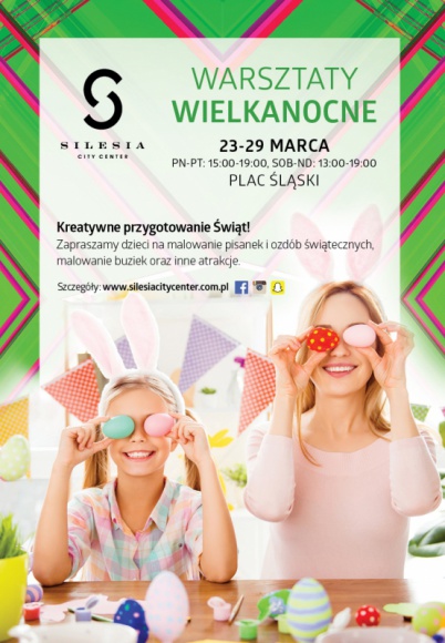 Kreatywne przygotowanie Świąt w Silesia City Center - Wielkanoc to czas radości, oczekiwania i rodzinnej atmosfery.
