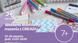 Weekend kolorowego mazania z Creadu | Empik Stary Browar - Kreatywny weekend w Starym Browarze. 25,26 sierpnia 11:00-16:00 empik Stary Browar, Poznań, ul. Półwiejska 42