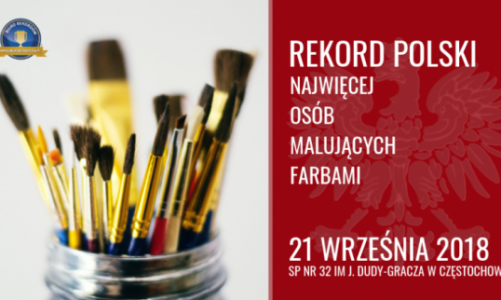 Uczniowie z SP nr 32 w Sosnowcu będą bić Rekord Polski w patriotycznym malowaniu