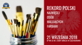 Uczniowie z SP nr 32 w Sosnowcu będą bić Rekord Polski w patriotycznym malowaniu - Uczniowie i nauczyciele ze Szkoły Podstawowej nr 32 im. J. Dudy-Gracza w Częstochowie podejmą się oficjalnej próby ustanowienia bardzo patriotycznego Rekordu Polski.