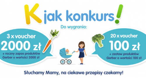 K jak Konkurs „Gerber słucha mam”