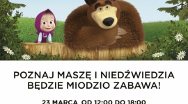 Masza i Niedźwiedź odwiedzą Wrocław - Chcesz poznać Maszę i Niedźwiedzia i zrobić z nimi pamiątkowe zdjęcie? Poradzisz sobie ze złapaniem motyla lub z opanowaniem cyrkowej sztuczki? Skorzystaj z wyjątkowej okazji – 23 marca przyjdź do Magnolia Park, aby pobawić się z tą wesołą parą w domku Niedźwiedzia.