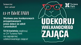 CH Turawa Park organizuje wielkanocny konkurs dla szkół i przedszkoli - Wielkanocne zające zbliżają się do centrum handlowego Turawa Park. W ramach konkursu „Udekoruj Wielkanocnego Zająca”, zespoły dziecięce z klas początkowych szkół i przedszkoli mają za zadanie wykonać najbardziej oryginalną dekorację ogromnego modelu wielkanocnego zajączka.