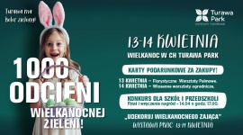 Weekend wielkanocnych atrakcji w CH Turawa Park - Ostatni weekend przed Wielkanocą to doskonały moment na zakupy i przygotowanie dekoracji, które ozdobią świąteczne stoły. CH Turawa Park organizuje z tej okazji wystawę wielkanocnych zajączków i zaprasza wszystkie dzieci do udziału w warsztatach florystycznych.