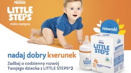 LITTLE STEPS® 2. Nowe mleko następne dla zdrowego rozwoju dziecka - Karmienie piersią jest najlepszym sposobem żywienia niemowląt. Co jednak, jeśli dziecko nie jest już karmione piersią? Poznajcie LITTLE STEPS® 2 z żelazem*, wapniem* i witaminą D*. Mleko następne dla rodziców, którzy chcą dostarczyć swoim dzieciom to, czego naprawdę potrzebują.