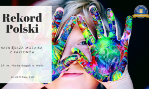 W SP w Wielu powstanie największa w Polsce kolorowa mozaika z kartonów