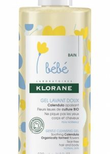 Klorane Bebe Calendula żel myjący ciało i włosy dla dzieci od urodzenia