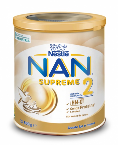 NAN SUPREME 2 HM-O - Jeszcze bliżej mleka matki - NAN SUPREME 2 HM-O to pierwsze mleko następne zawierające dwa oligosacharydy o strukturze identycznej jak w mleku mamy – 2’FL i LNnT.