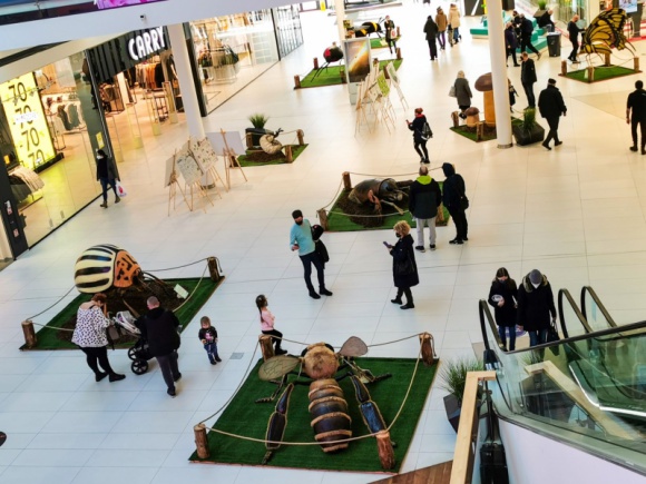 Wiosenne atrakcje w Galerii Północnej - Od soboty, 6 marca mieszkańcy Warszawy mogą bezpłatnie odwiedzić wystawę owadów, znajdującą się na parterze Galerii Północnej