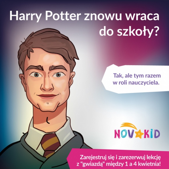 Harry Potter i królowa Elżbieta II uczą angielskiego w szkole dla dzieci - Brytyjska królowa Elżbieta II, aktor Keanu Reeves, czarodzieje Harry Potter i Hermiona Granger zostali lektorami języka angielskiego. W ten sposób nauczyciele internetowej szkoły języka angielskiego Novakid zapraszają najmłodszych do wspólnego świętowania Prima Aprilis.