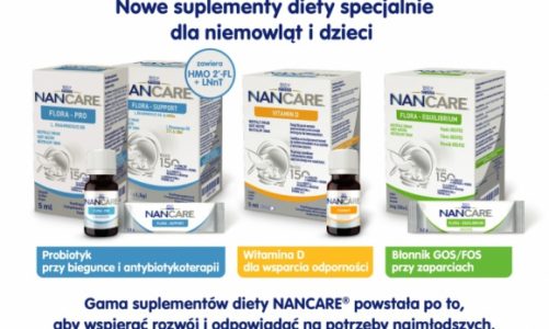 Wspieraj rozwój dziecka razem z NANCARE – NOWE suplementy diety dla dzieci