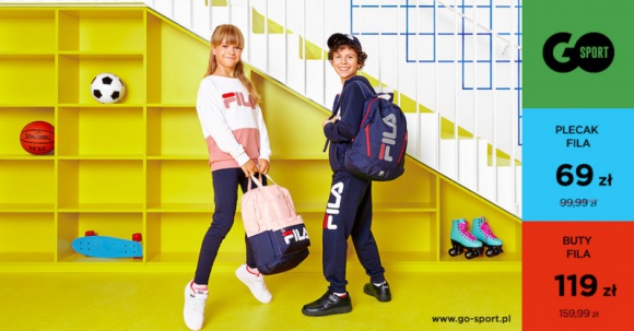 Back to school – stylowe wejście w nowy semestr! - 1 września zbliża się wielkimi krokami, więc najwyższy czas, by zacząć kompletować szkolną wyprawkę! Stylowe oraz wygodne ubrania i dodatki można znaleźć w GO Sport, gdzie poza wyposażeniem na lekcje WF-u, znajdują się również plecaki oraz codzienna odzież!
